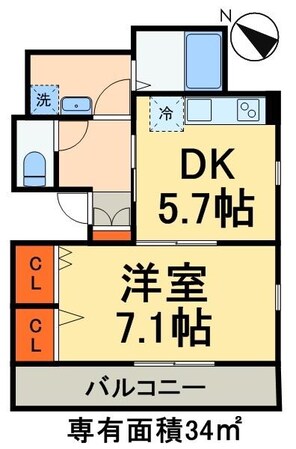 リブリカーサブランカの物件間取画像